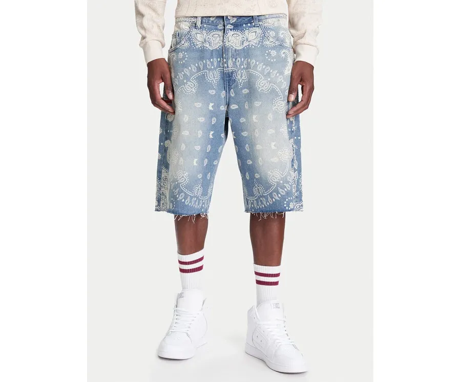 obrazek 1 Karl Kani Szorty jeansowe Paisley PD00005502 Niebieski Regular Fit