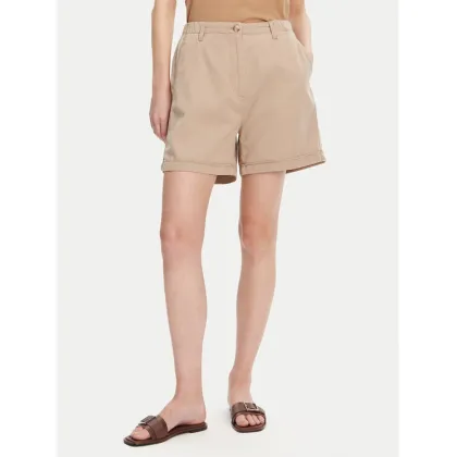 Zdjęcie Tommy Hilfiger Szorty materiałowe WW0WW44762 Beżowy Regular Fit