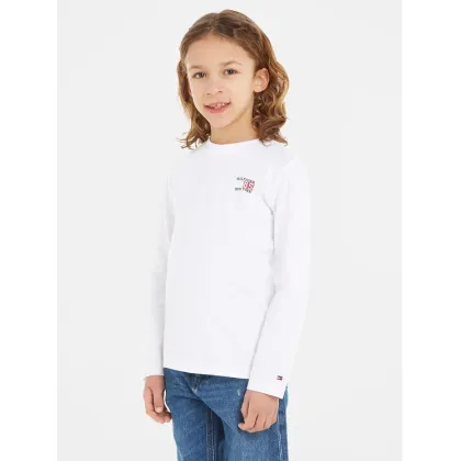 Zdjęcie Tommy Hilfiger Bluzka KB0KB08627 S Biały Regular Fit