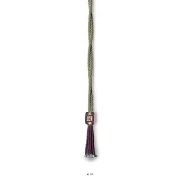 Picture Olive tassel with pendants with Swarovski crystals - Il Paralume Marina