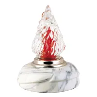 Zdjęcie Wyszukana lampa porcelanowa z Włoch na nagrobki