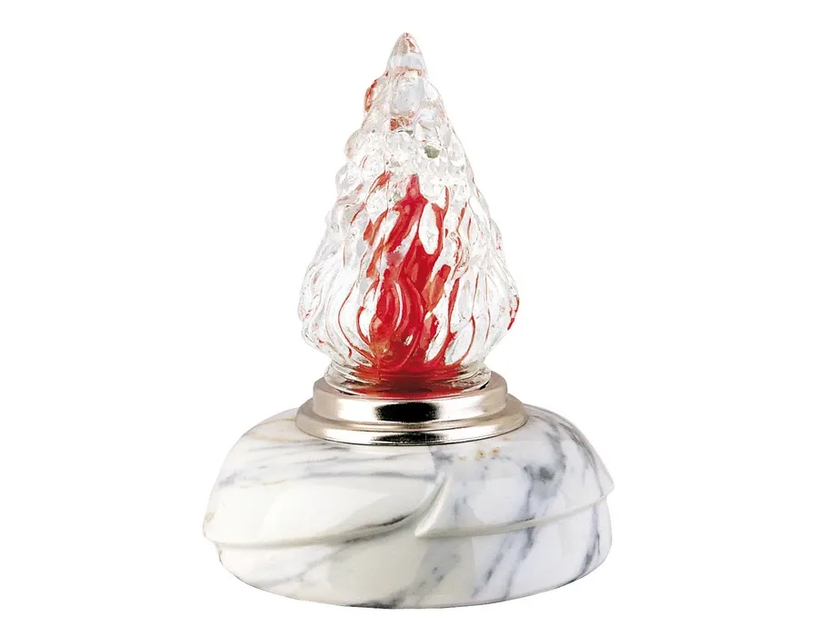 obrazek 1 Wyszukana lampa porcelanowa z Włoch na nagrobki