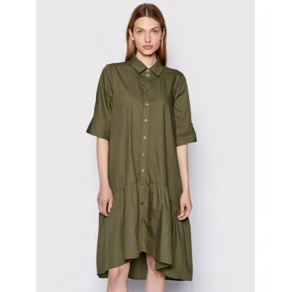 Zdjęcie Gestuz Sukienka koszulowa Avaligz 10906320 Zielony Loose Fit