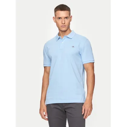 Zdjęcie Gant Polo Shield 2220 Niebieski Slim Fit