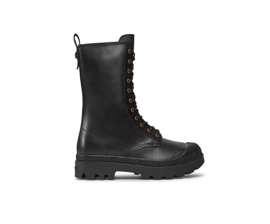 obrazek 1 Coach Botki Tasha Leather Boot CN100 Czarny