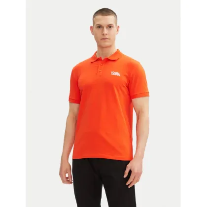 Zdjęcie KARL LAGERFELD Polo 745088 552235 Czerwony Regular Fit