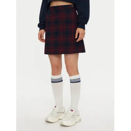 Zdjęcie Tommy Jeans Spódnica mini DW0DW18889 Bordowy Regular Fit
