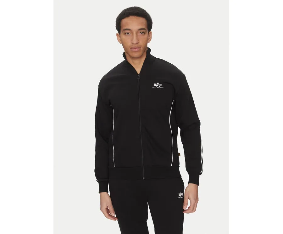 obrazek 1 Alpha Industries Bluza Small Logo 156305 Czarny Regular Fit