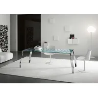Zdjęcie Wysoki stół ze szklanym blatem - Tonelli Design