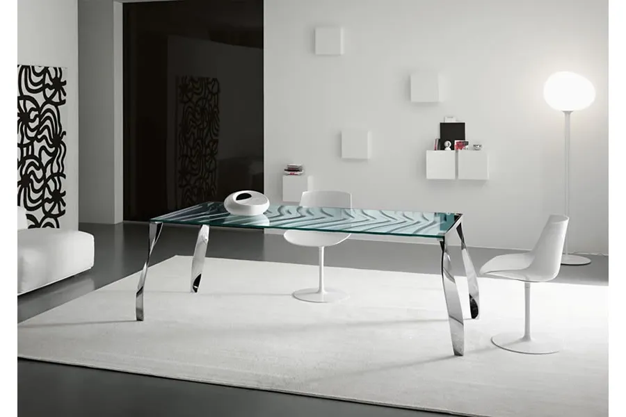 obrazek 1 Wysoki stół ze szklanym blatem - Tonelli Design