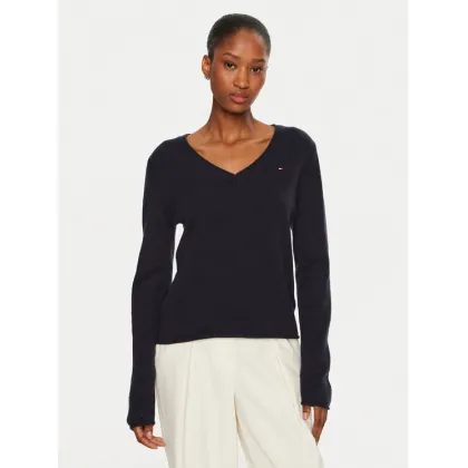 Zdjęcie Tommy Hilfiger Sweter WW0WW43505 Granatowy Regular Fit