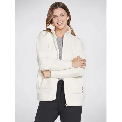 Zdjęcie Skechers Kurtka anorak Downtime Jacket W3JA239 Écru Regular Fit