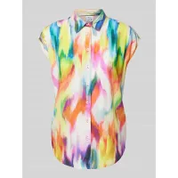 Zdjęcie Top bluzkowy ze wzorem na całej powierzchni model ‘Multi Aquarell’