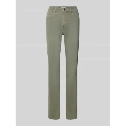 Zdjęcie Jeansy o kroju regular fit z 5 kieszeniami model ‘CICI’
