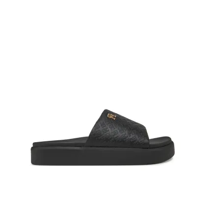 Zdjęcie Tommy Hilfiger Klapki Platform Monogram Poolslide FW0FW08526 Czarny
