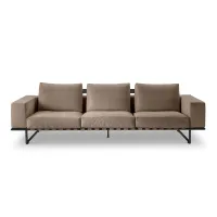 Zdjęcie Sofa 3-osobowa z malowaną podstawą i puchem