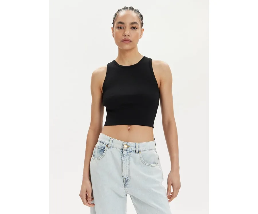 obrazek 1 Vero Moda Top Ginny 10300339 Czarny Slim Fit