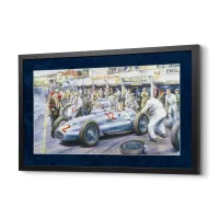 Zdjęcie Legendy Toru - Oryginalny plakat retro motorsport