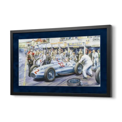 Zdjęcie Legendy Toru - Oryginalny plakat retro motorsport