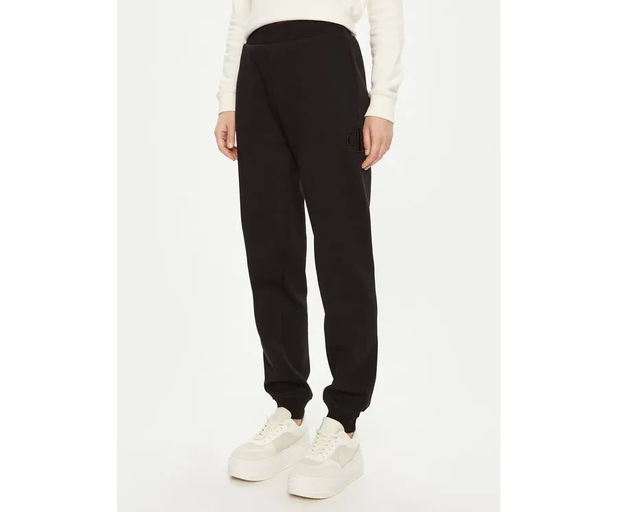 obrazek 1 Calvin Klein Jeans Spodnie dresowe Raised J20J224841 Czarny Relaxed Fit