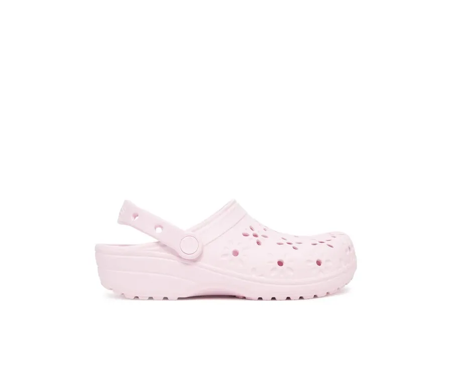 obrazek 1 Crocs Klapki Classic Floral Cut Out Clog 210927 Różowy