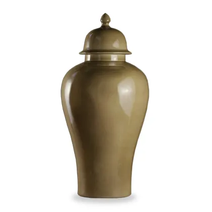 Picture Giant ginger jar in glazed ceramics H.100xL.50xP.50 cm