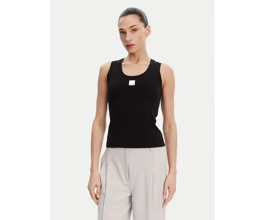 obrazek 1 Fracomina Top FP25ST2001J40101 Czarny Slim Fit