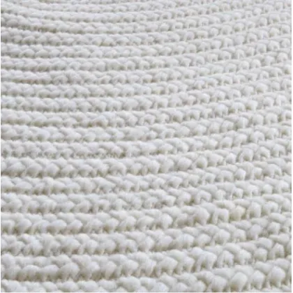 Zdjęcie Włoski okrągły dywan wełniany do salonu lub sypialni