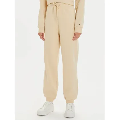 Zdjęcie Tommy Hilfiger Spodnie dresowe Varsity WW0WW42884 Beżowy Regular Fit
