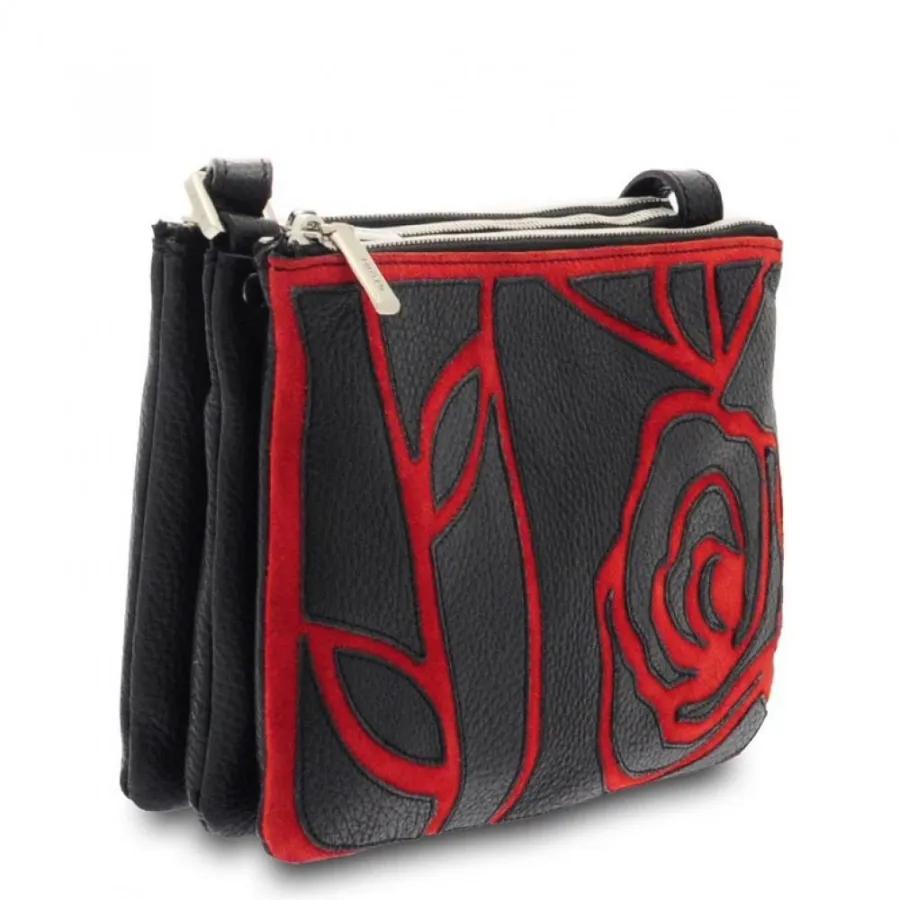obrazek 2 Designerska torebka z motywem róży - Giudi