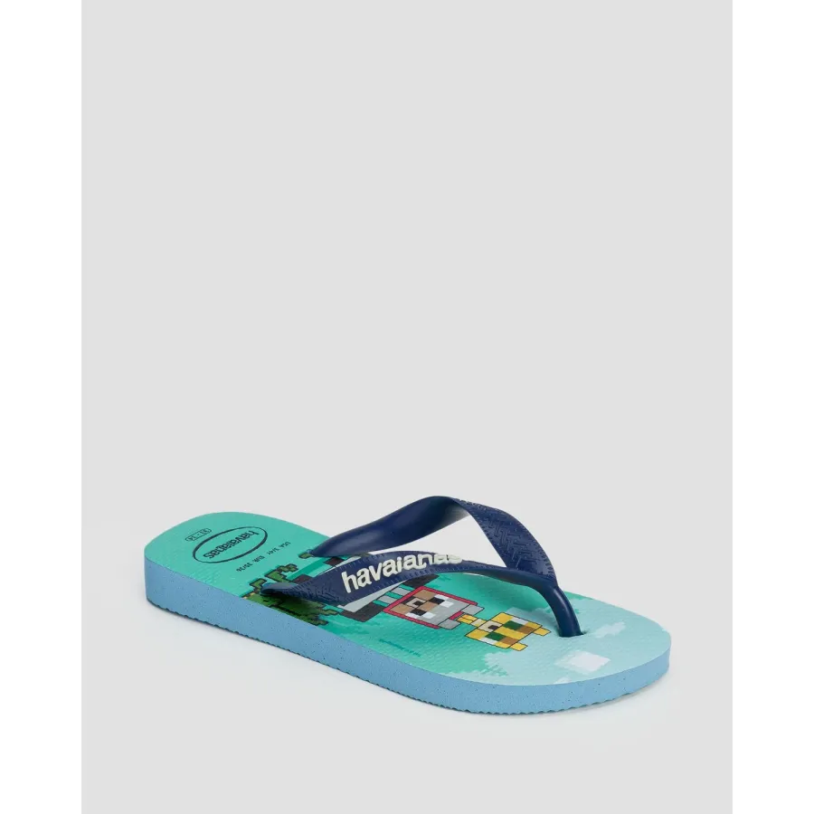 obrazek 1 Japonki Dziecięce Havaianas Kids Minecraft