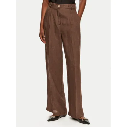 Zdjęcie ViCOLO Spodnie materiałowe TB0793 Brązowy Relaxed Fit