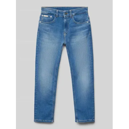 Zdjęcie Jeansy o kroju regular fit z 5 kieszeniami