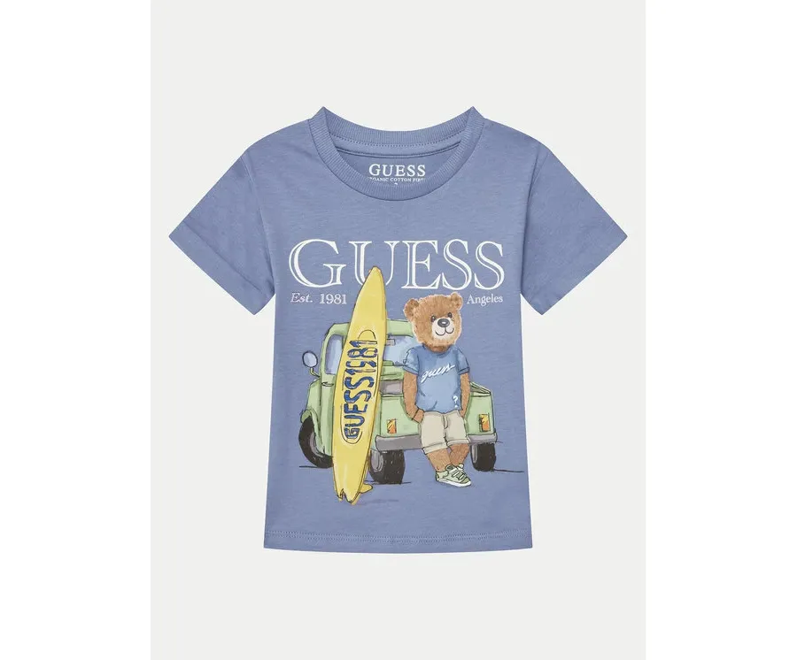 obrazek 1 Guess T-Shirt N5GI04 K8HM4 Granatowy Regular Fit