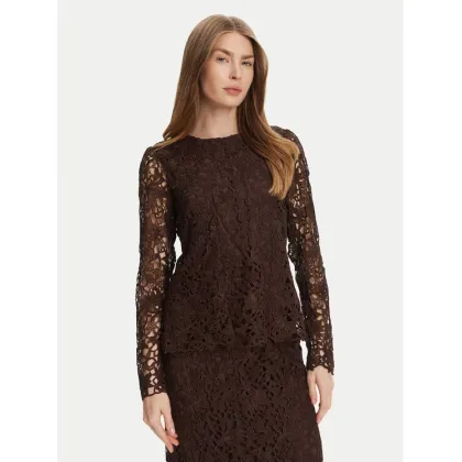 Zdjęcie Bruuns Bazaar Bluzka Sago Wini BBW4516 Czarny Slim Fit