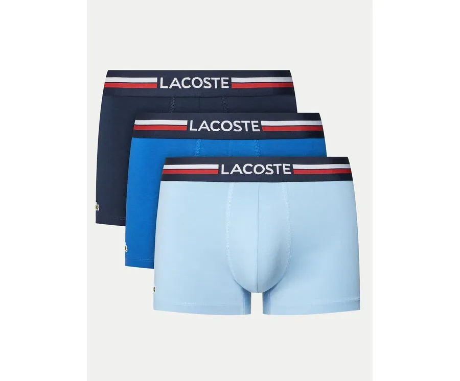 obrazek 1 Lacoste Komplet 3 par bokserek 5H2390 Niebieski