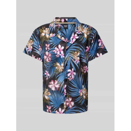Zdjęcie Koszula casualowa o kroju regular fit z kołnierzem z połami model ‘Beach’