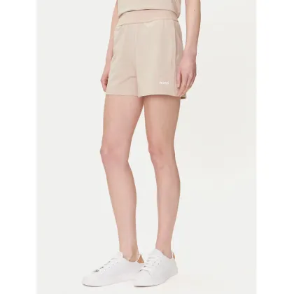 Zdjęcie HUGO Szorty sportowe 50490596 Beżowy Regular Fit