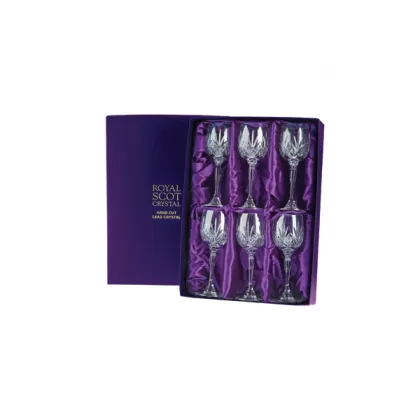 Zdjęcie Royal Scot Crystal Kieliszki Highland do Wina Małe 6szt Pres.Box