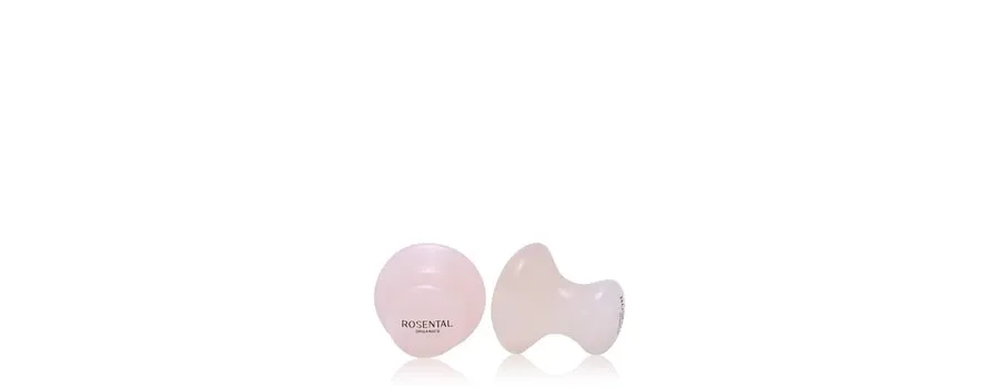 obrazek 1 Rosental Organics Eye Flowies Rose Quartz Natural Lifting Tool Roller do twarzy 1 szt.