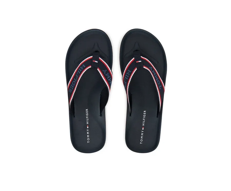 obrazek 1 Tommy Hilfiger Japonki Comfort Hilfiger Beach Sandal FM0FM05510 Granatowy