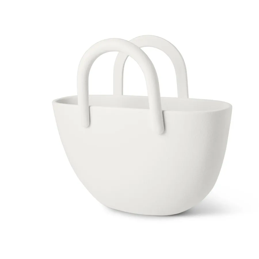 obrazek 2 Unikalny wazon ceramiczny w kształcie torby