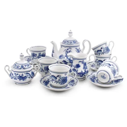 Zdjęcie Stylowy 15-elementowy komplet do herbaty z kolekcji Onions – Leander