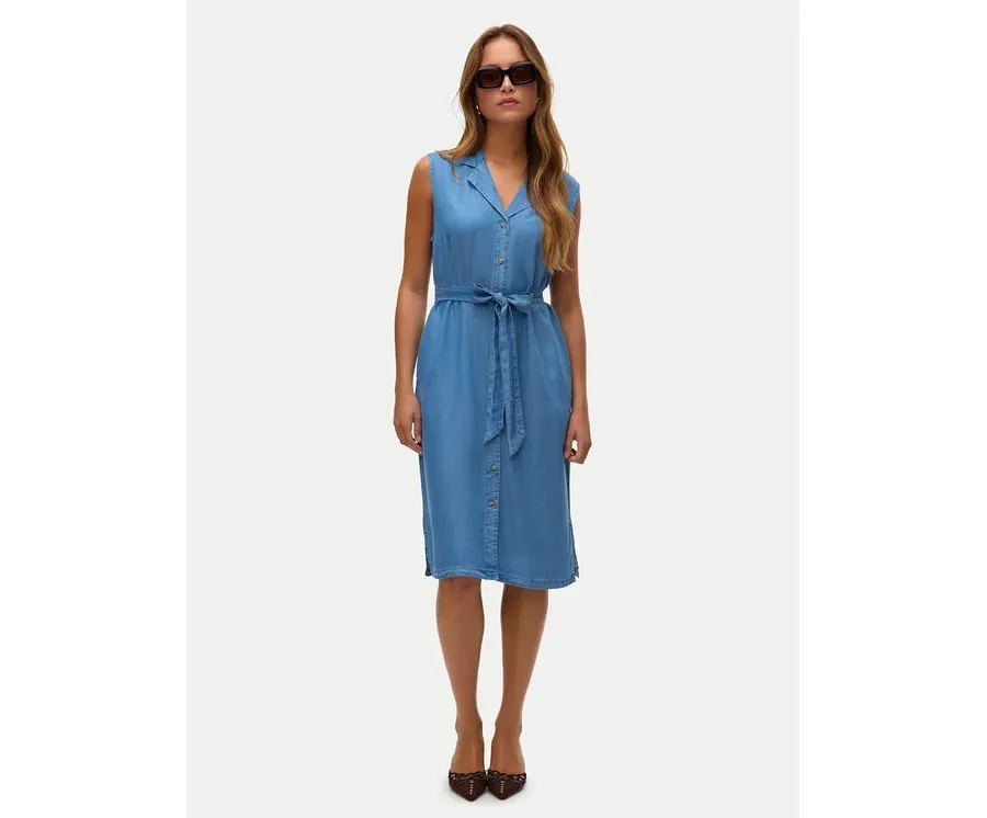 obrazek 1 Vero Moda Sukienka letnia Bree 10304888 Niebieski Regular Fit