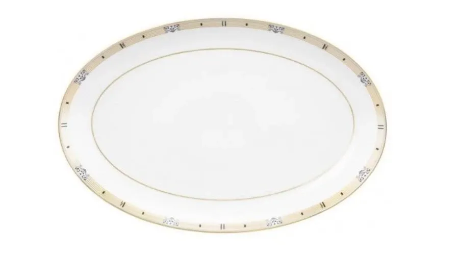 obrazek 1 Luksusowy owalny porcelanowy półmisek z Niemiec - Tettau