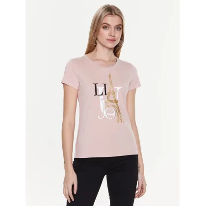 Zdjęcie Liu Jo Sport T-Shirt TA3088 JS003 Różowy Regular Fit