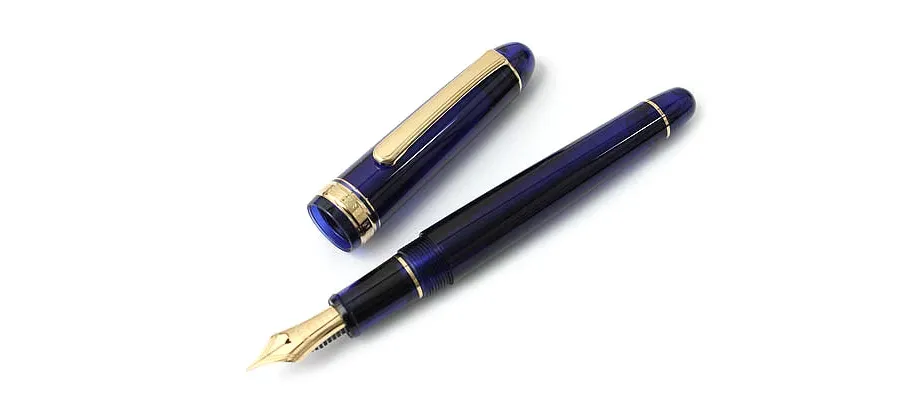 picture 6 Platinum Century Chartres Blue Fountain Pen