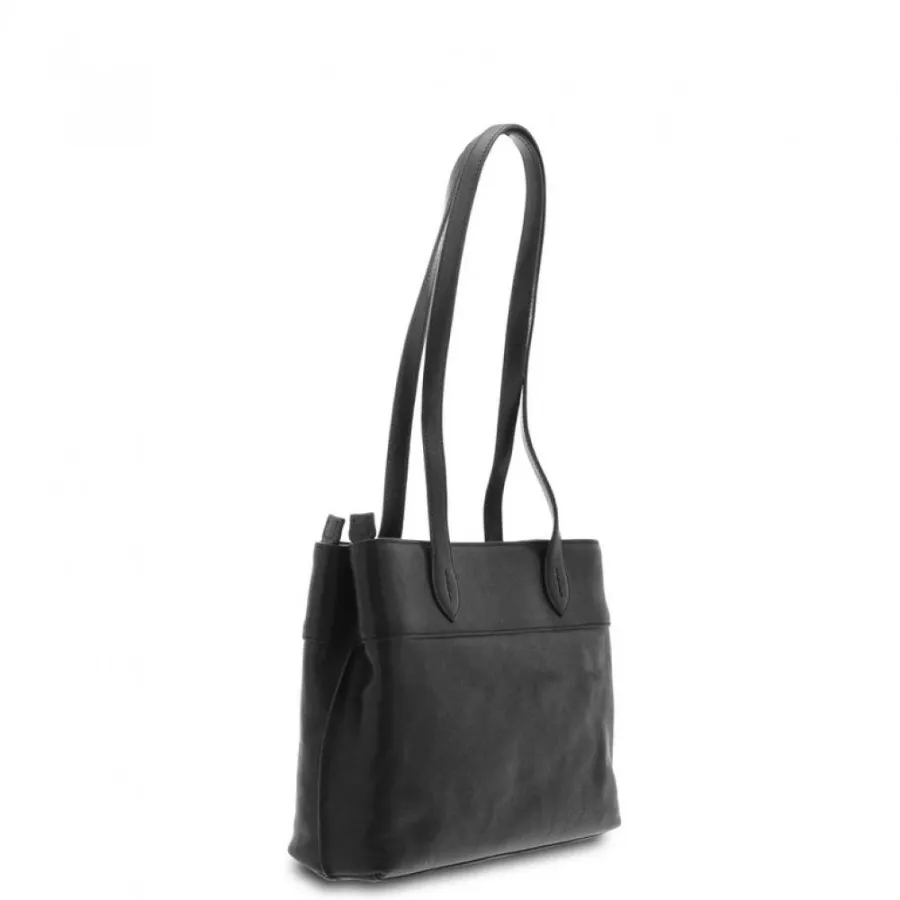 obrazek 3 Włoska czarna torebka ze skóry - Giudi