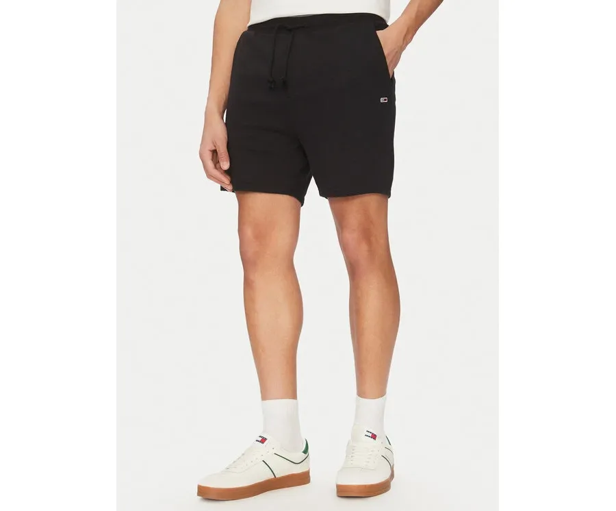 obrazek 1 Tommy Jeans Szorty sportowe Entry Graphic DM0DM21369 Czarny Regular Fit