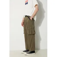 Zdjęcie Nanga spodnie Hinoc Ripstop Field Cargo Pants męskie kolor zielony w fasonie cargo NW2411.1I700.A